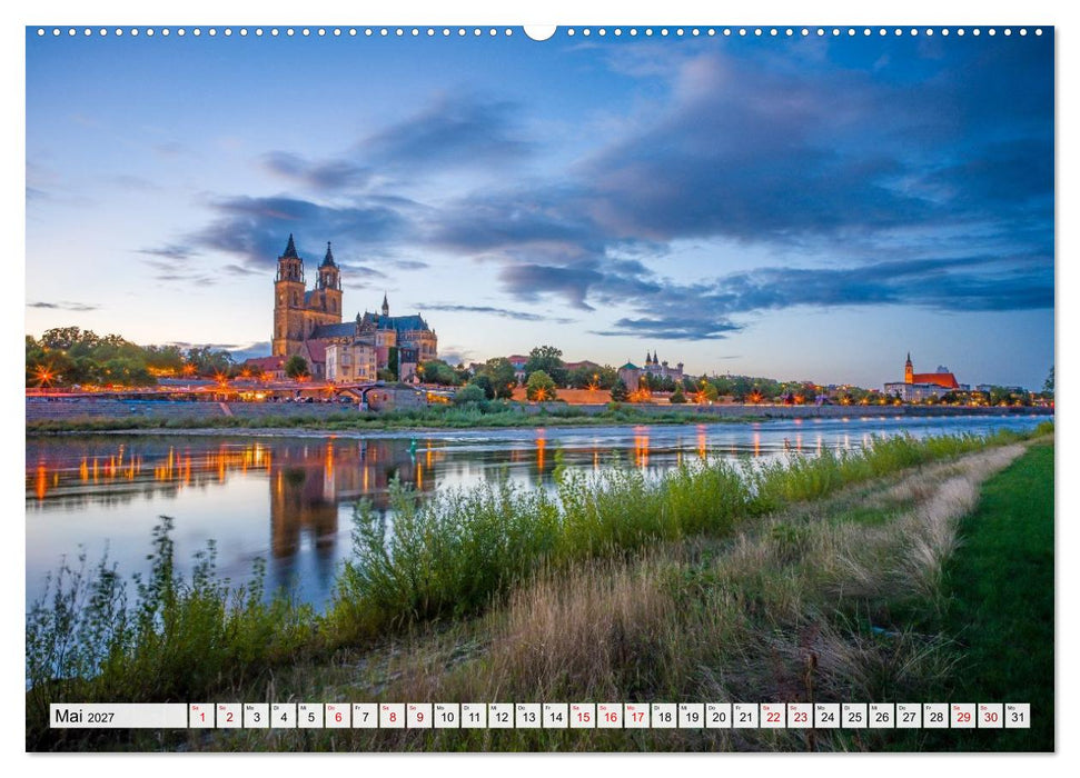 Magdeburg in besonderem Licht (CALVENDO Premium Wandkalender 2027)
