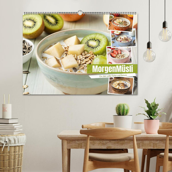 MorgenMüsli - Ein Jahr voller Farbe und Genuss (CALVENDO Wandkalender 2027)