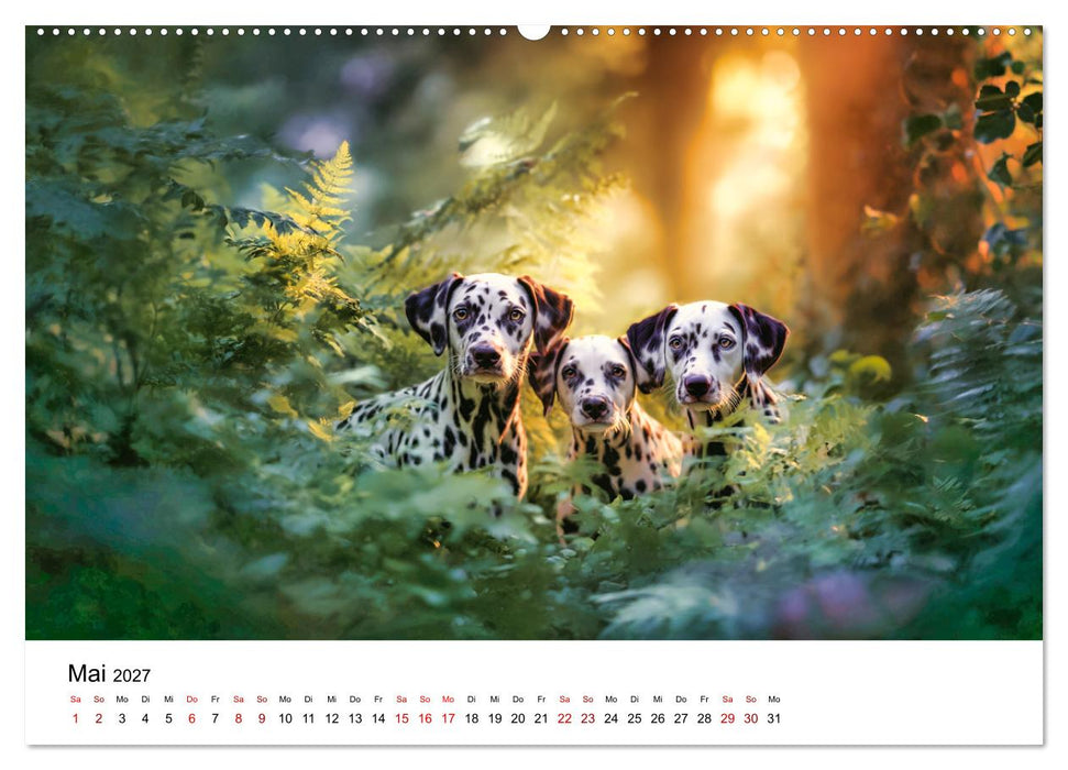 Dalmatiner - Mehr als nur Punkte! (CALVENDO Wandkalender 2027)