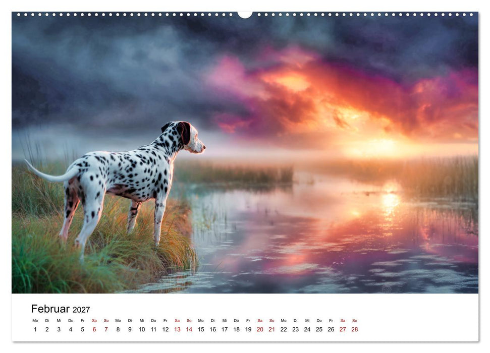 Dalmatiner - Mehr als nur Punkte! (CALVENDO Premium Wandkalender 2027)