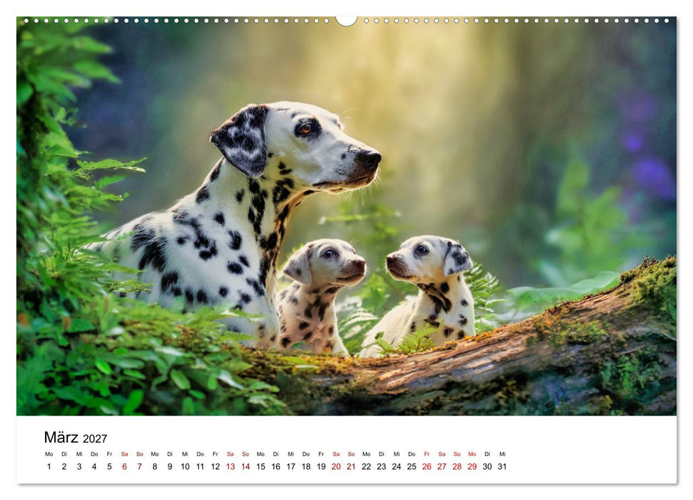 Dalmatiner - Mehr als nur Punkte! (CALVENDO Premium Wandkalender 2027)