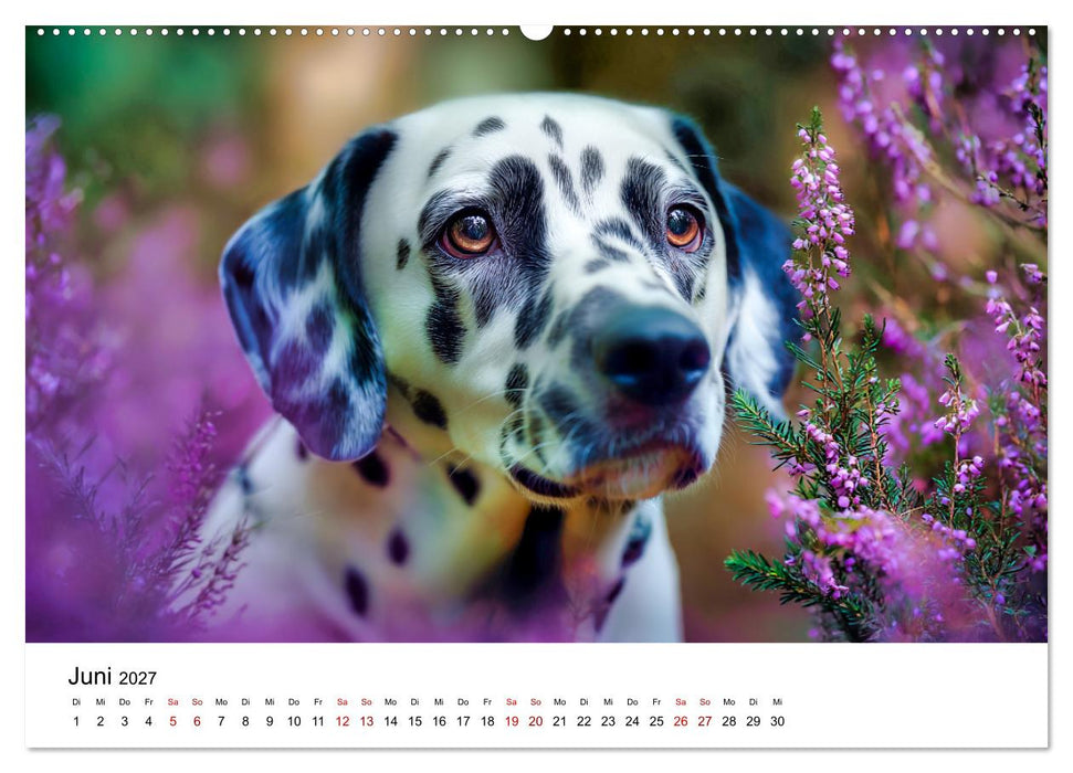 Dalmatiner - Mehr als nur Punkte! (CALVENDO Premium Wandkalender 2027)