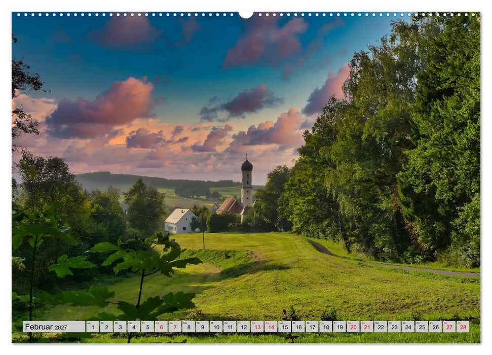 Die Stauden, eine Landschaft aus dem Bilderbuch (CALVENDO Wandkalender 2027)