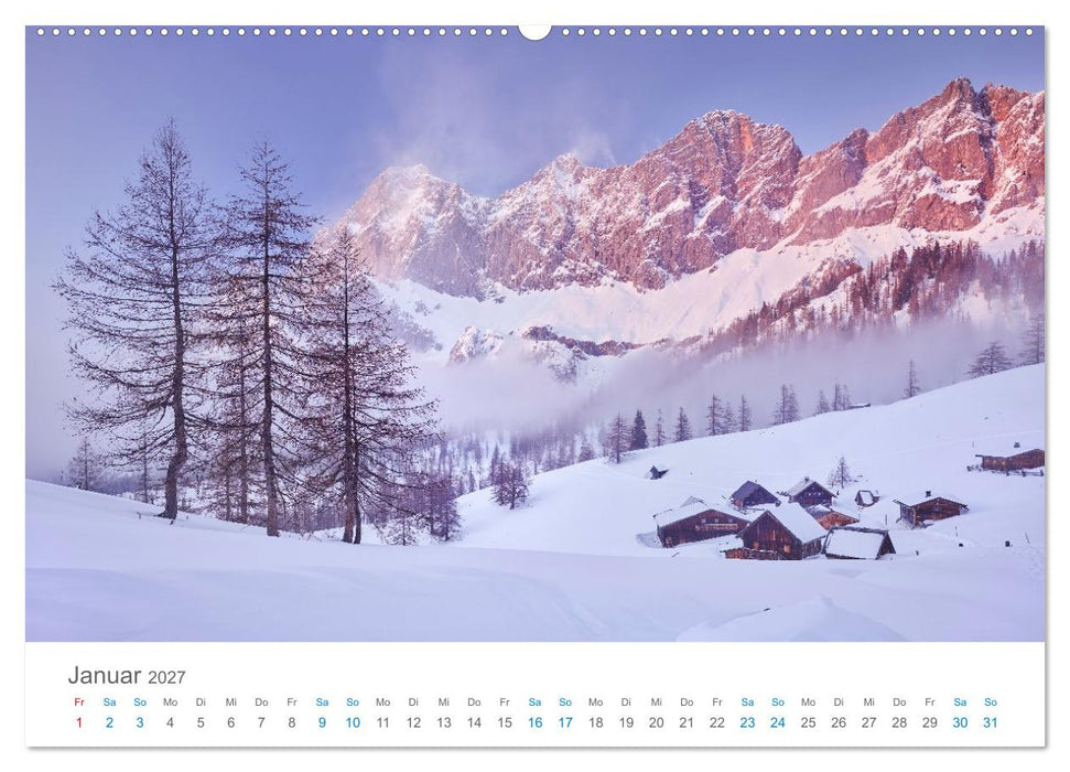 Alpen im Licht (CALVENDO Wandkalender 2027)