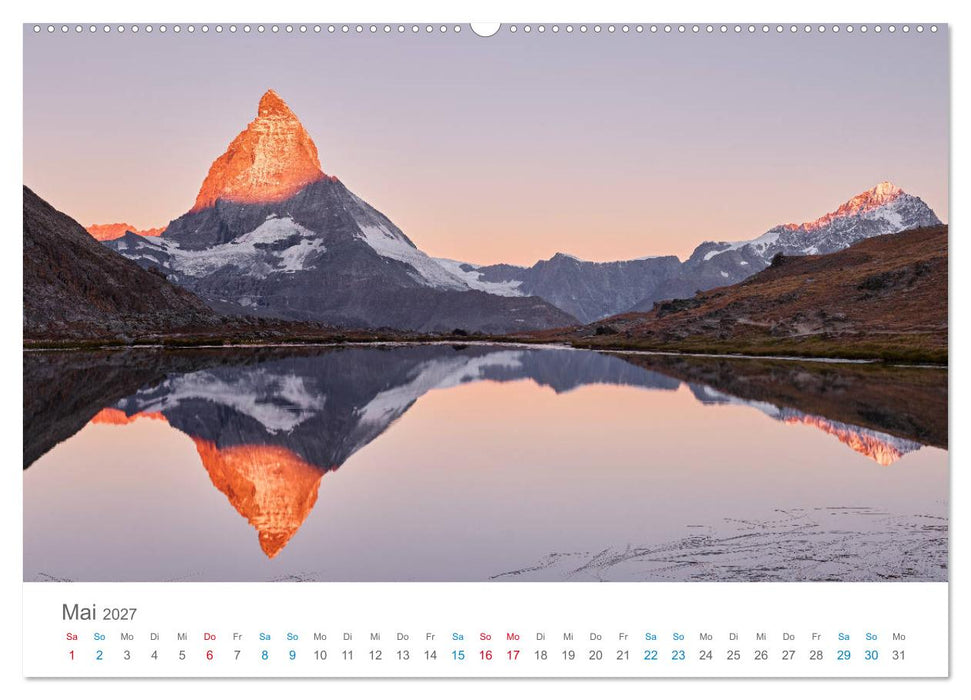 Alpen im Licht (CALVENDO Wandkalender 2027)