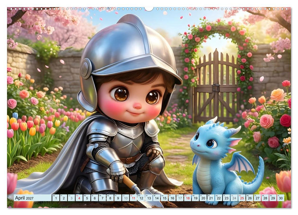 Kleiner Ritter - Jahresreise (CALVENDO Wandkalender 2027)