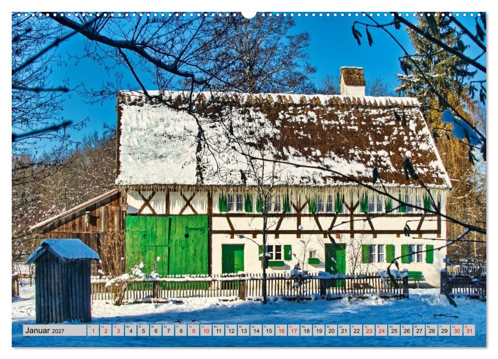 Die Stauden, eine Landschaft aus dem Bilderbuch (CALVENDO Premium Wandkalender 2027)