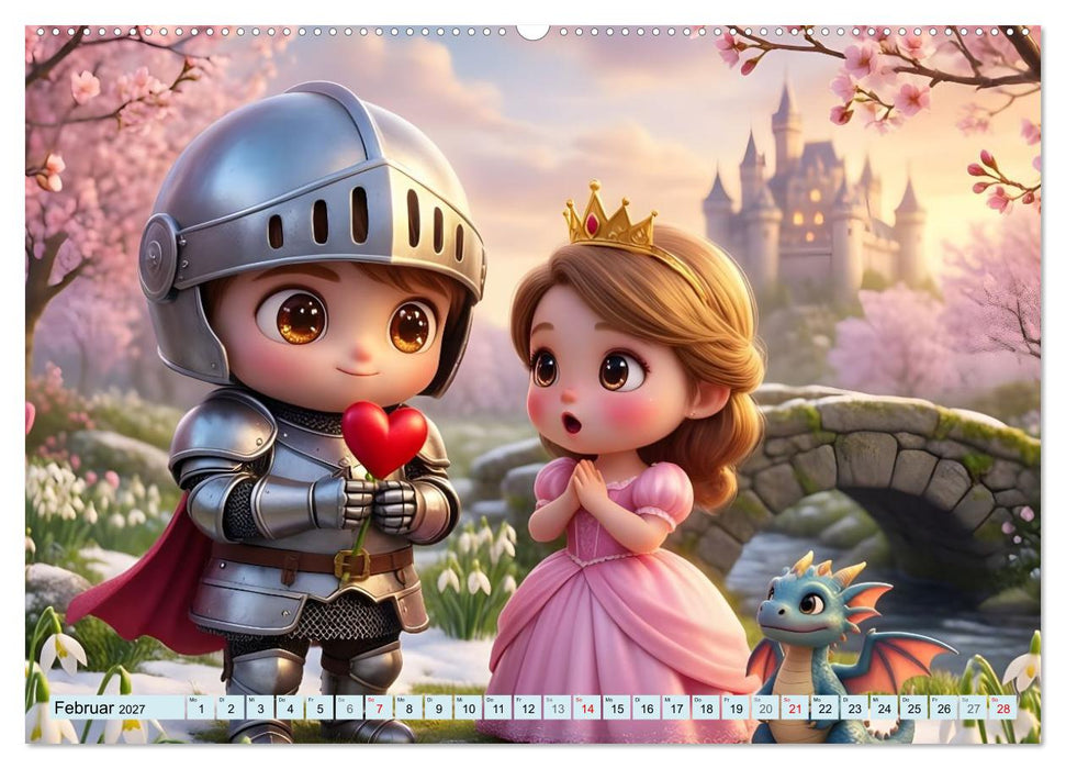Kleiner Ritter - Jahresreise (CALVENDO Premium Wandkalender 2027)
