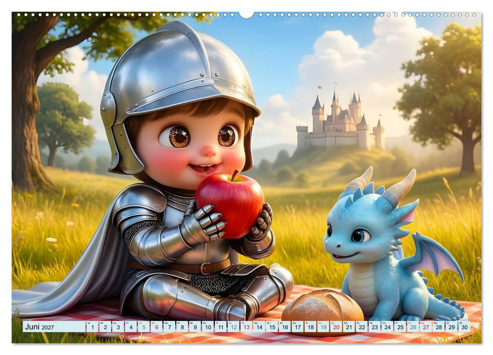 Kleiner Ritter - Jahresreise (CALVENDO Premium Wandkalender 2027)
