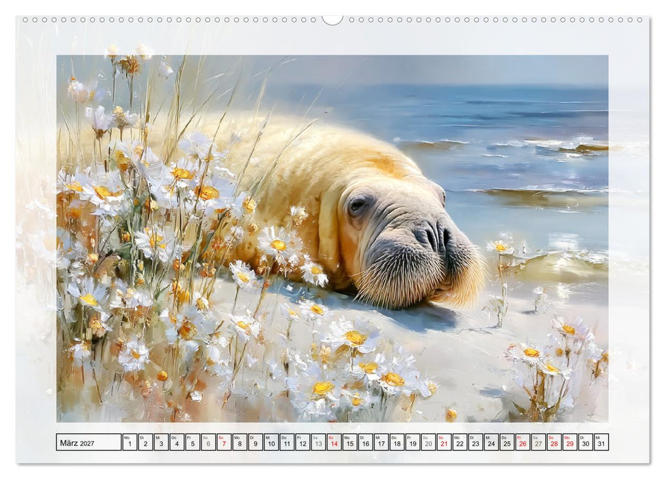 Küstenleben. Zauberhafte Tiere am Meer (CALVENDO Wandkalender 2027)