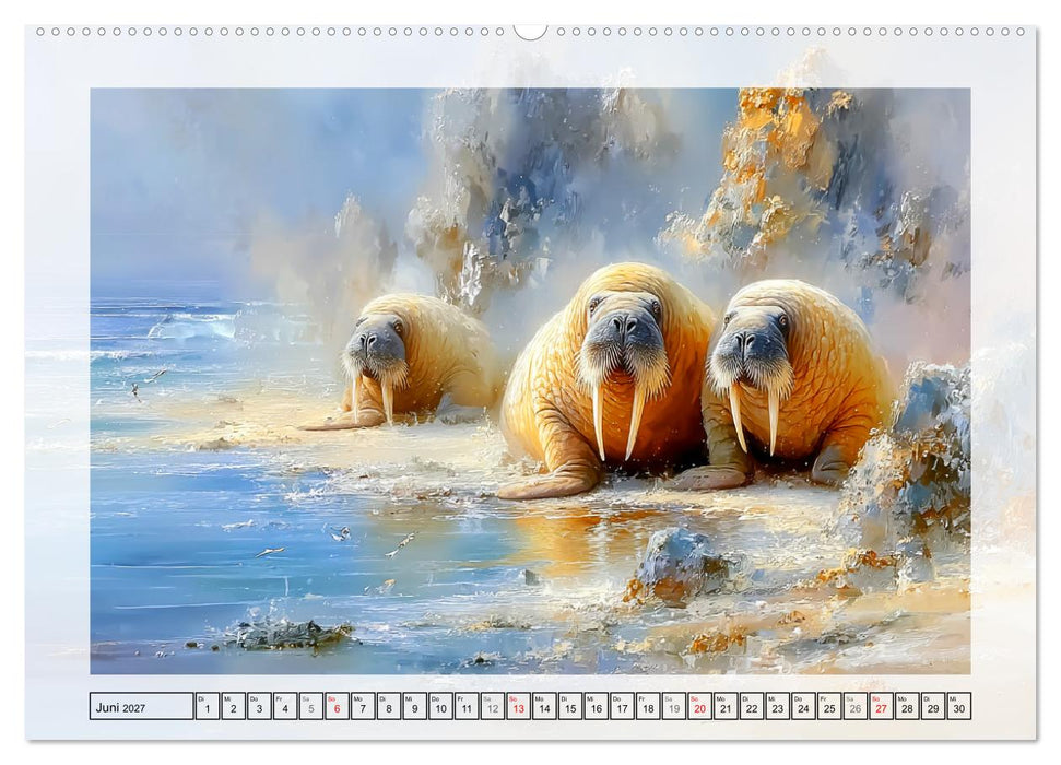Küstenleben. Zauberhafte Tiere am Meer (CALVENDO Wandkalender 2027)