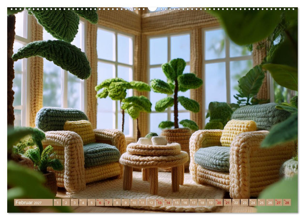 Amigurumi Wohnwelten. Textiles Interior Design mit Charme (CALVENDO Premium Wandkalender 2027)