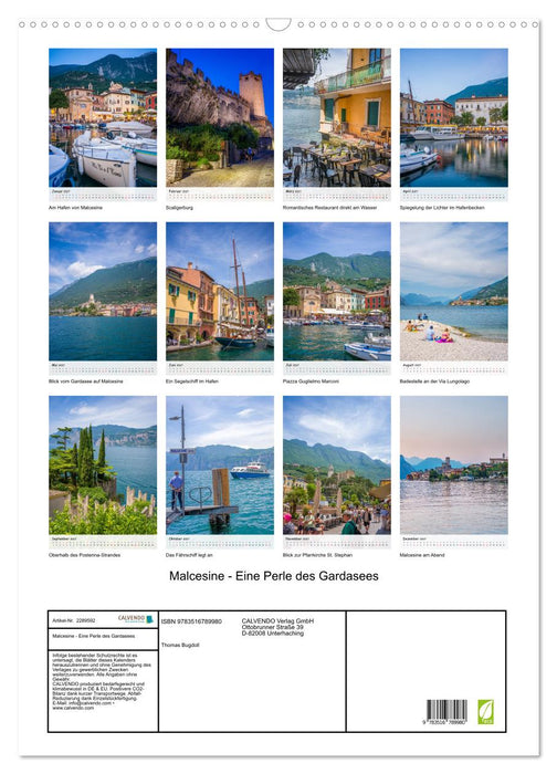 Malcesine - Eine Perle des Gardasees (CALVENDO Wandkalender 2027)