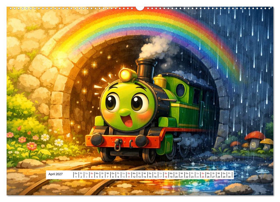 Dampflok Linus und Freunde (CALVENDO Wandkalender 2027)