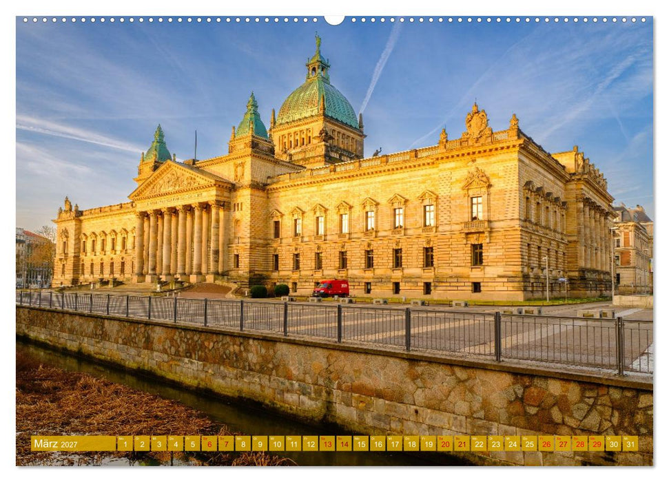 Ein Blick auf Leipzig (CALVENDO Premium Wandkalender 2027)