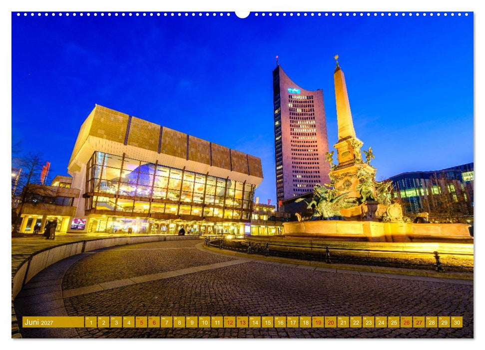 Ein Blick auf Leipzig (CALVENDO Premium Wandkalender 2027)
