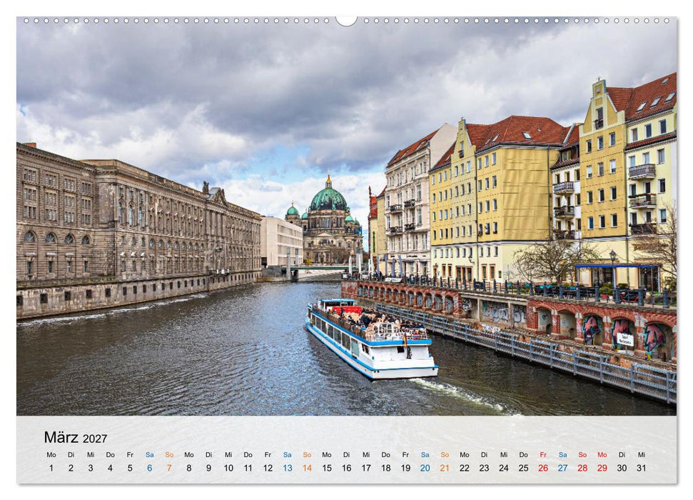 Berliner Wasserwege – Die Spree und ihre Kanäle (CALVENDO Premium Wandkalender 2027)