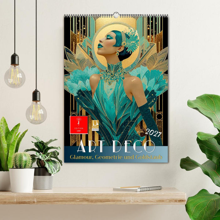 Art Deco - Glamour, Geometrie und Goldstaub (CALVENDO Wandkalender 2027)