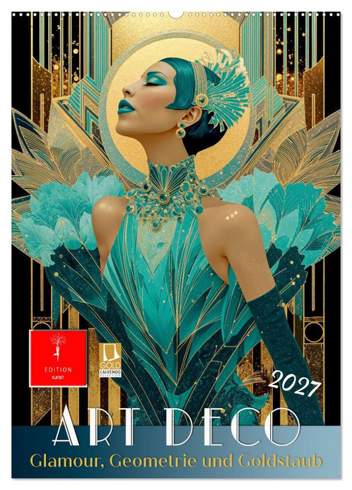 Art Deco - Glamour, Geometrie und Goldstaub (CALVENDO Wandkalender 2027)