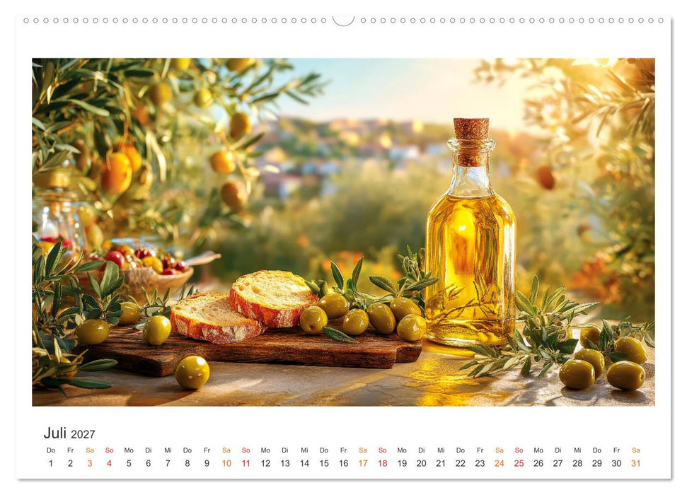 Küchenkalender - ÖL-Welten (CALVENDO Premium Wandkalender 2027)