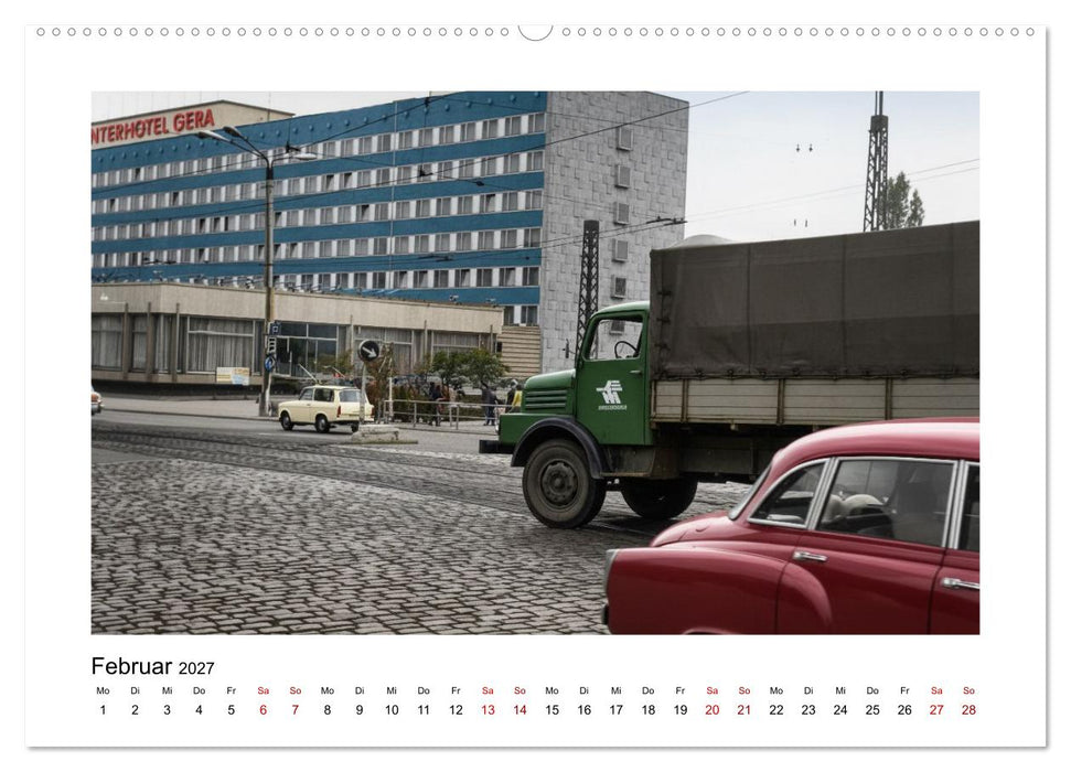 Gera - Schnappschüsse der 1970er Jahre (CALVENDO Wandkalender 2027)