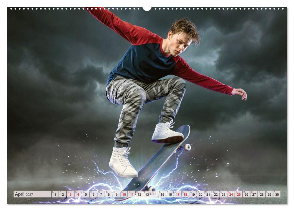Dimensionen des Skateboarding (CALVENDO Wandkalender 2027)