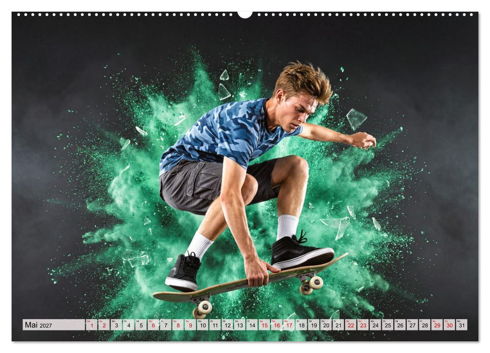 Dimensionen des Skateboarding (CALVENDO Wandkalender 2027)