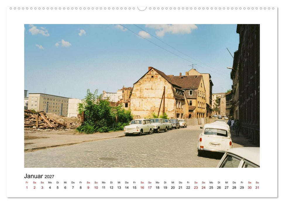 Gera - Schnappschüsse der 1970er Jahre (CALVENDO Premium Wandkalender 2027)