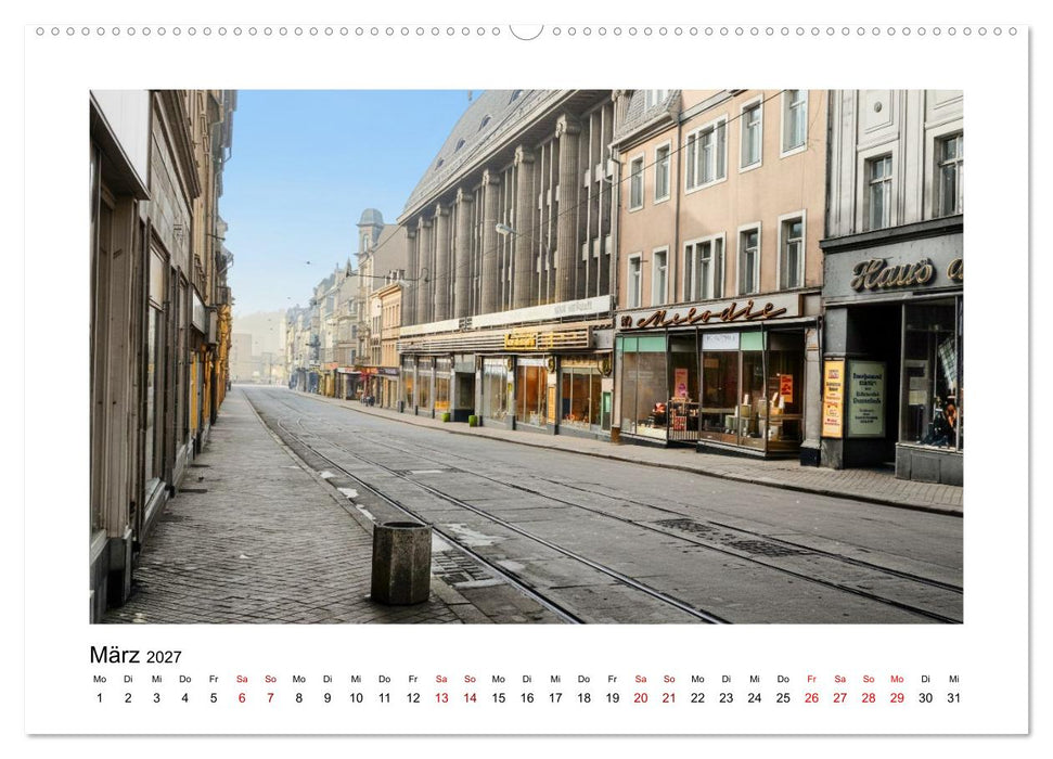 Gera - Schnappschüsse der 1970er Jahre (CALVENDO Premium Wandkalender 2027)