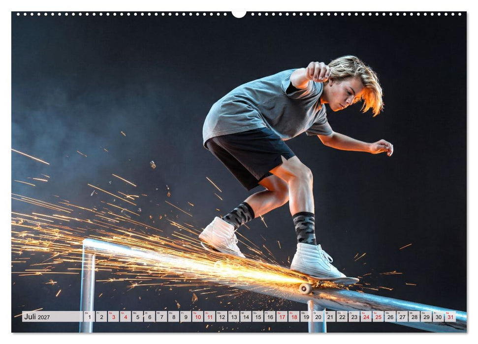 Dimensionen des Skateboarding (CALVENDO Premium Wandkalender 2027)