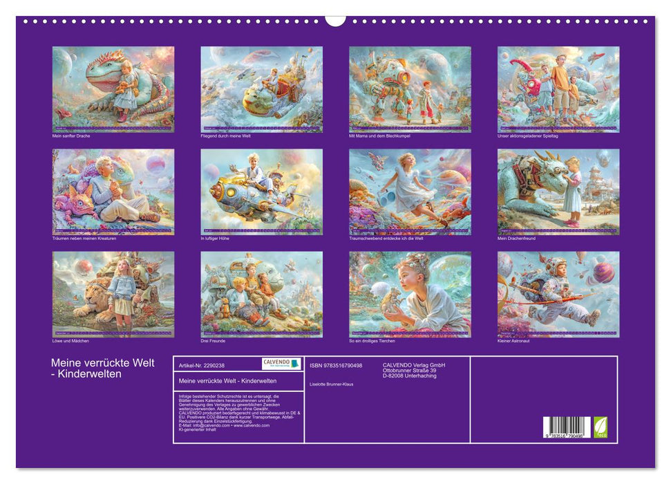 Meine verrückte Welt - Kinderwelten (CALVENDO Wandkalender 2027)