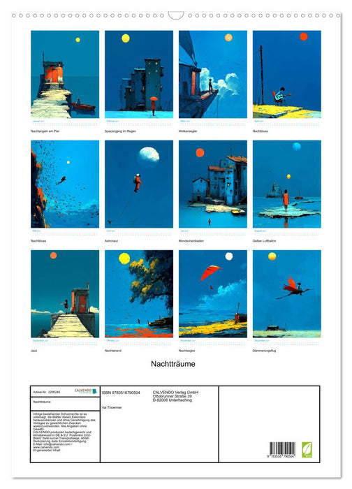 Nachtträume (CALVENDO Wandkalender 2027)