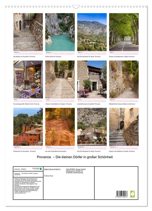 Provence – Die kleinen Dörfer in großer Schönheit (CALVENDO Wandkalender 2027)