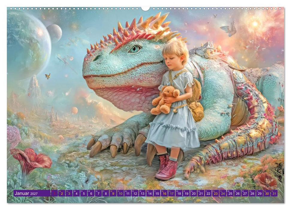 Meine verrückte Welt - Kinderwelten (CALVENDO Premium Wandkalender 2027)