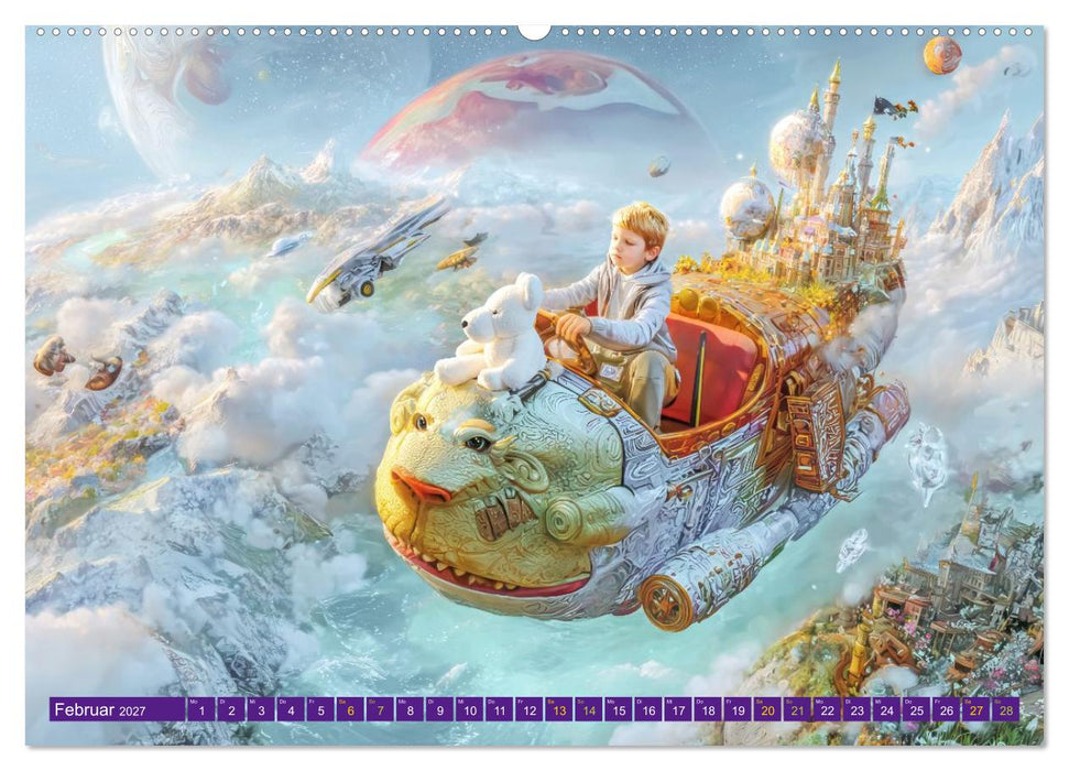 Meine verrückte Welt - Kinderwelten (CALVENDO Premium Wandkalender 2027)