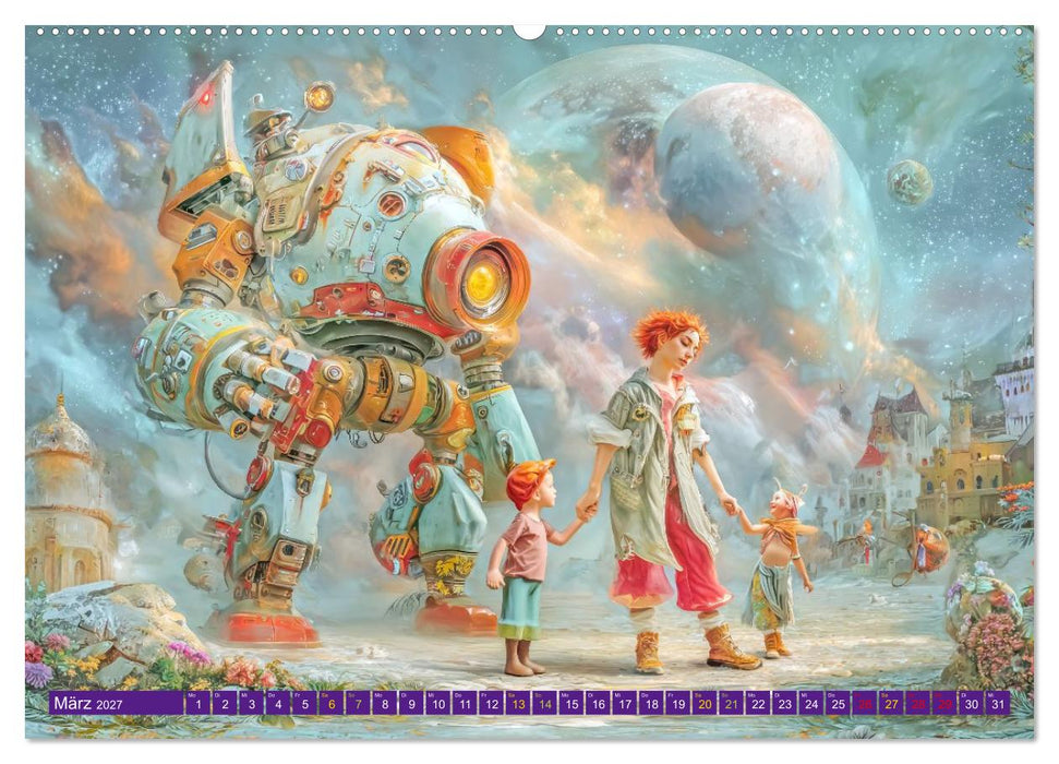 Meine verrückte Welt - Kinderwelten (CALVENDO Premium Wandkalender 2027)