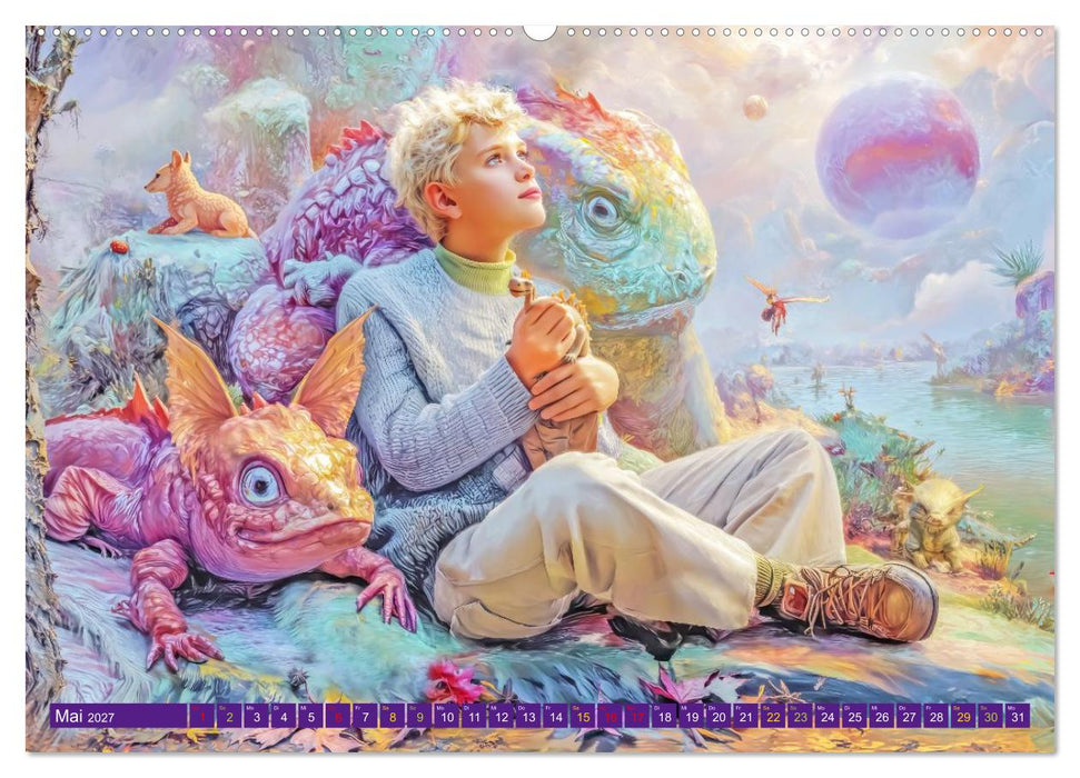 Meine verrückte Welt - Kinderwelten (CALVENDO Premium Wandkalender 2027)