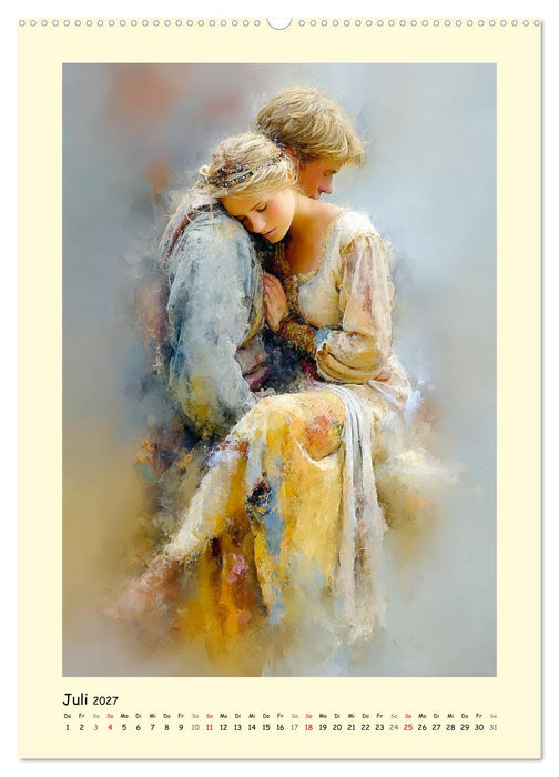 Tarot im Goldlicht. Zeitlose Archetypen in moderner Bildmagie (CALVENDO Premium Wandkalender 2027)