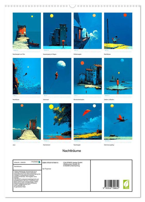 Nachtträume (CALVENDO Premium Wandkalender 2027)