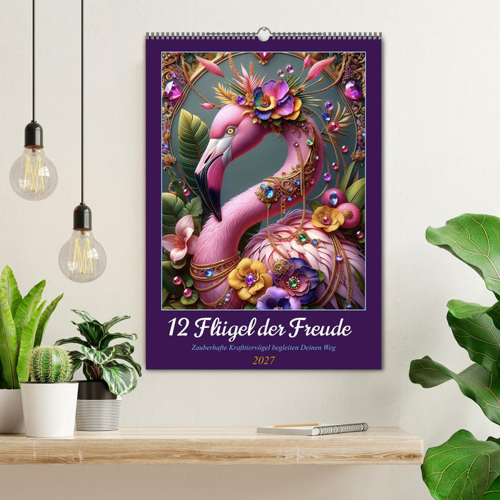 12 Flügel der Freude (CALVENDO Wandkalender 2027)