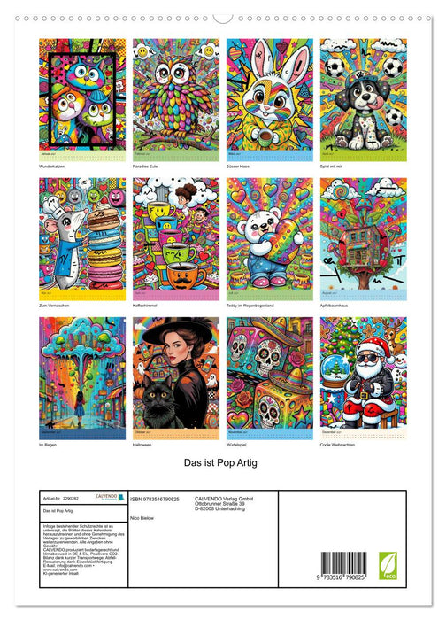 Das ist Pop Artig (CALVENDO Premium Wandkalender 2027)