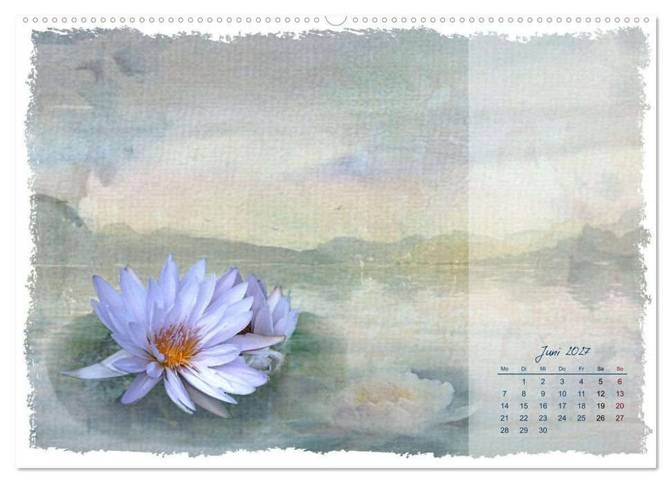 Natur und Farbe Fotografie trifft Aquarell (CALVENDO Wandkalender 2027)