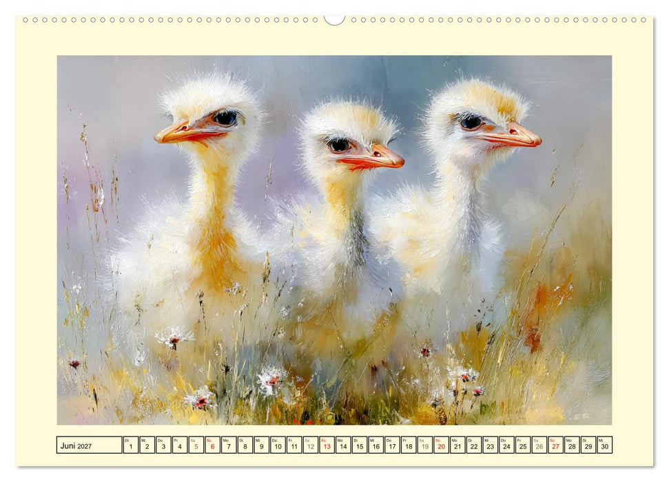 Wunder der Savanne. Afrikas Tierkinder im Licht der Sonne (CALVENDO Wandkalender 2027)