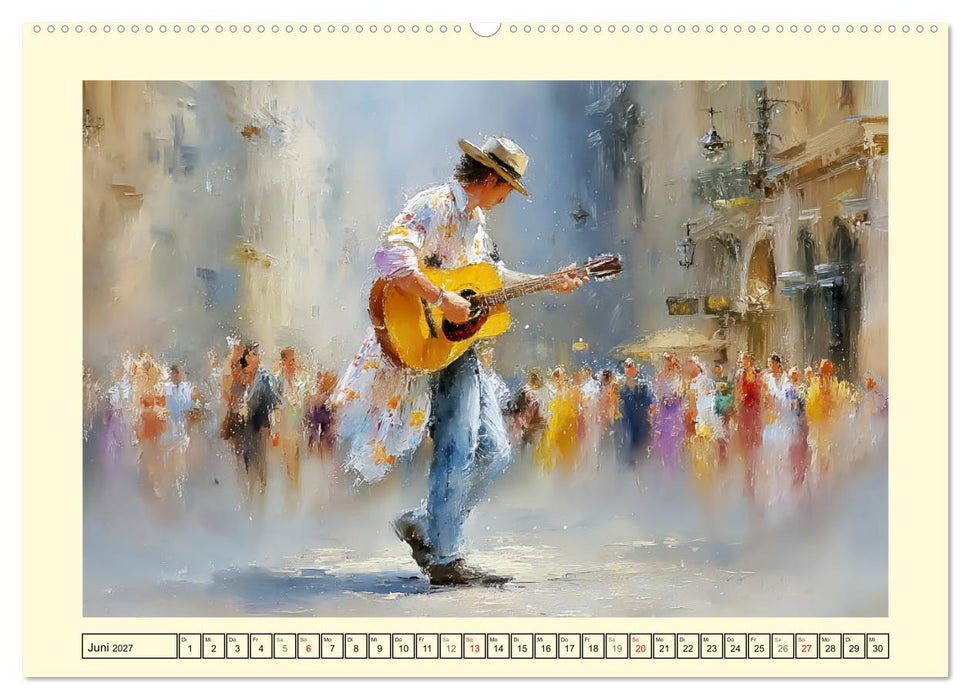 Urbanes Leben. Buntes Sommertreiben in der Stadt (CALVENDO Wandkalender 2027)
