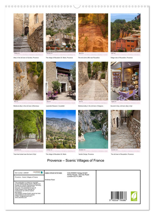 Provence – Scenic Villages of France (CALVENDO Premium-Calendar 2027)