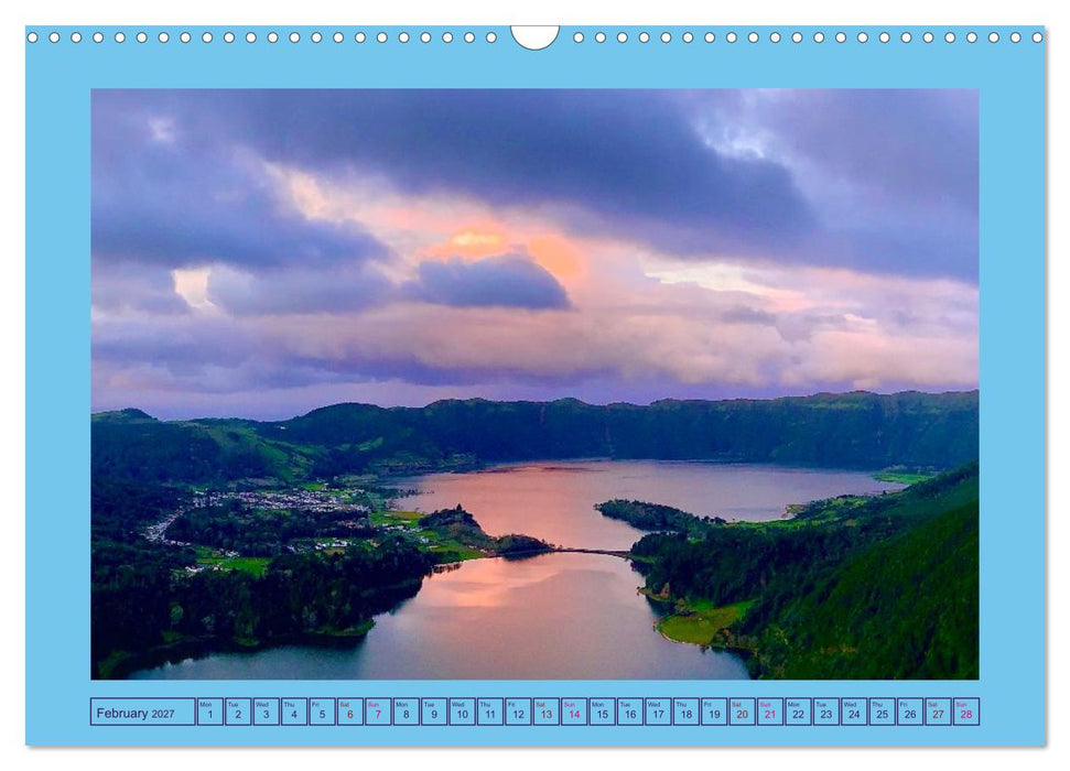Wild Nature Azores – São Miguel (CALVENDO Monthly Calendar 2027)