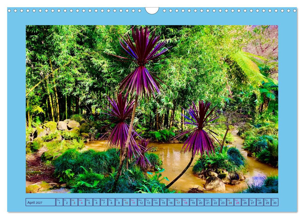 Wild Nature Azores – São Miguel (CALVENDO Monthly Calendar 2027)