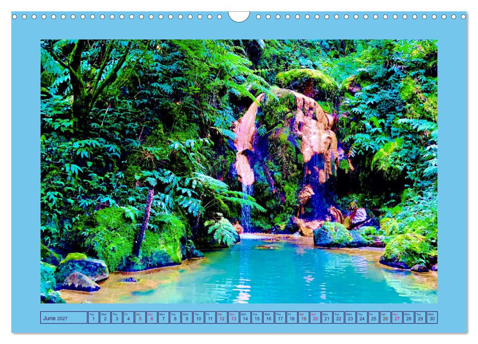 Wild Nature Azores – São Miguel (CALVENDO Monthly Calendar 2027)