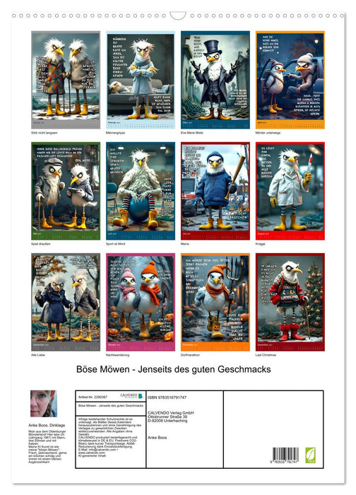 Böse Möwen - Jenseits des guten Geschmacks (CALVENDO Wandkalender 2027)