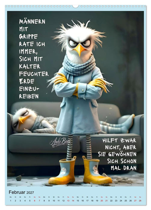 Böse Möwen - Jenseits des guten Geschmacks (CALVENDO Premium Wandkalender 2027)